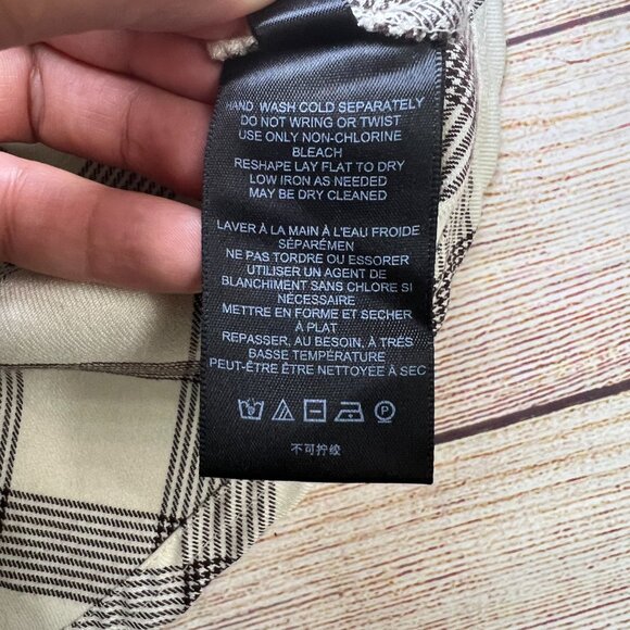 Urban Outfitters Keya Plaid Hook & Eye Mini Dress Size Large- Retro-Y2k - Picture 7 of 13